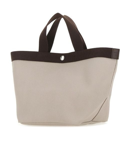 Herve Chapelier Multicolor Boat-Shaped Handbag