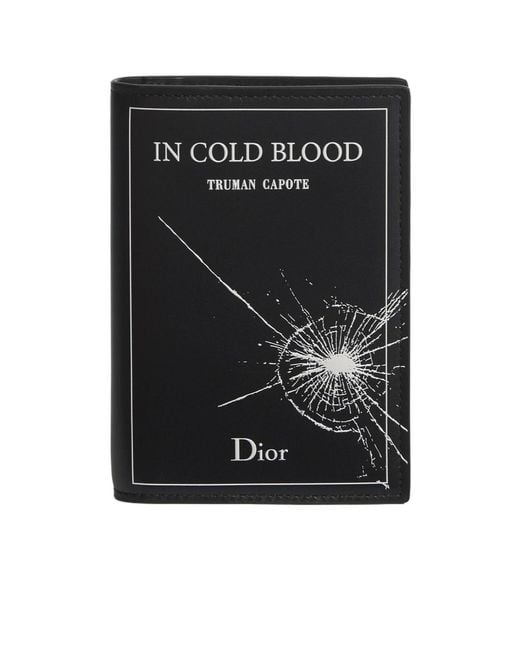 Dior Black Passport Cover for men