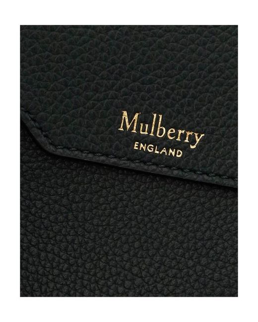 Mulberry Black Bayswater Twist-Lock Small Tote Bag