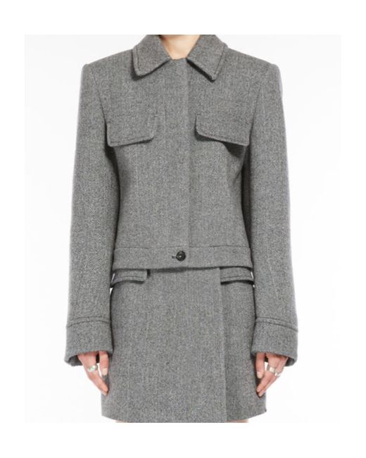 Sportmax Gray Francia Jacket