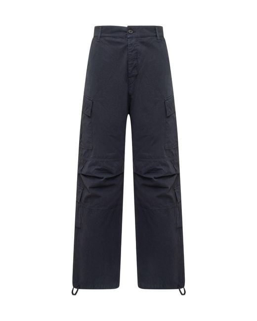 DARKPARK Blue Cargo Jeans for men