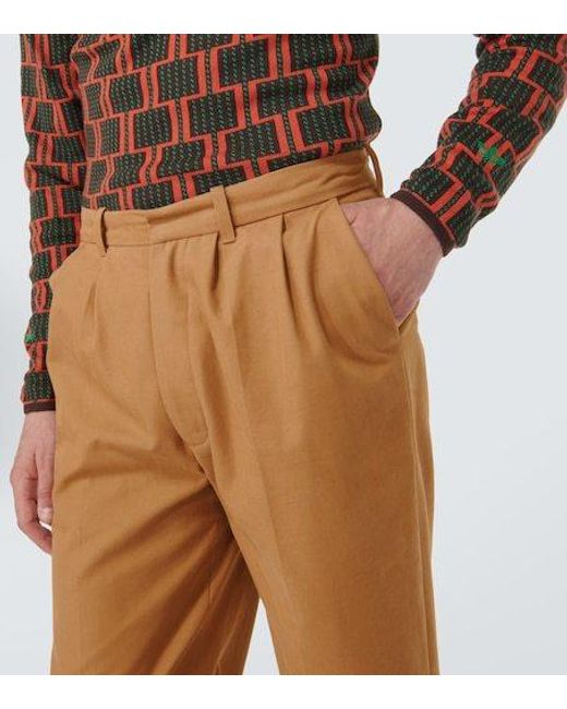 Wales Bonner Brown Straight-Leg Casual Pants for men