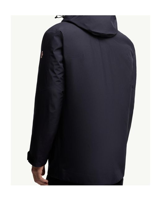 Moncler Blue Grenoble Konza Hooded Jacket for men