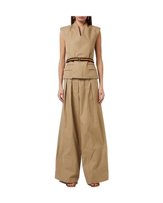 Dries Van Noten Natural Vilian Sleeveless Jacket