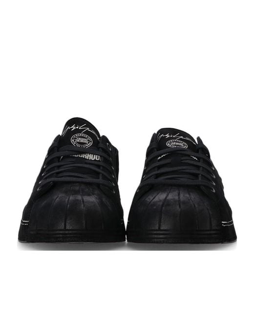 Y-3 Black X Neighborhood Nizzastar Low-Top Sneakers for men
