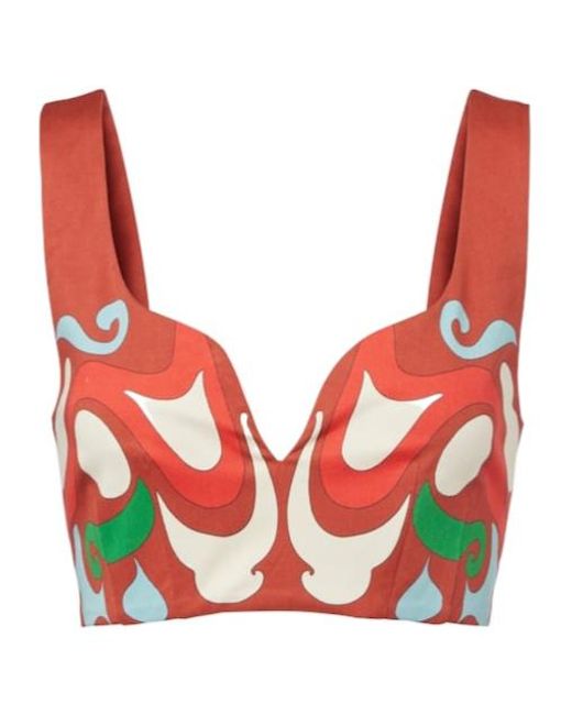 LaDoubleJ Red Printed Vest