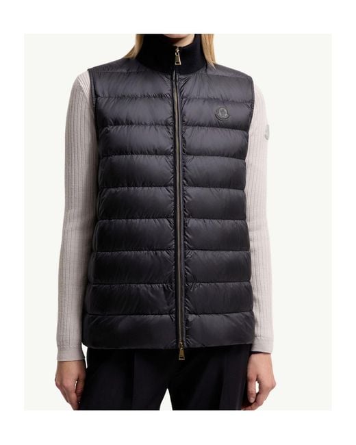 Moncler Blue Hemiptere 3-In-1 Hooded Wool Cashmere Down Jacket