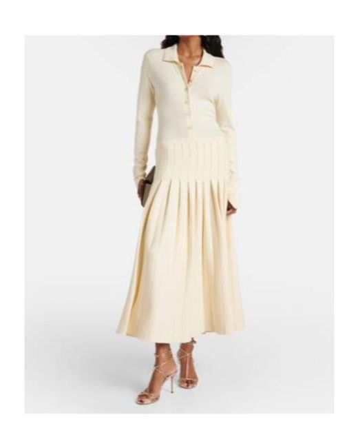 Altuzarra Natural Delorme Polo Dress