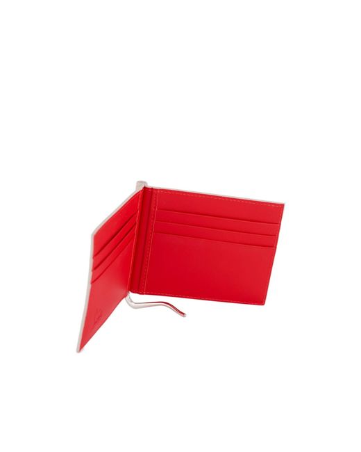 Christian Louboutin Gray Mooncrest Keycase for men