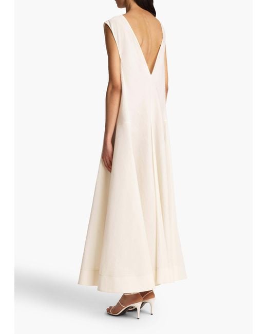 Khaite White Mellie Dress