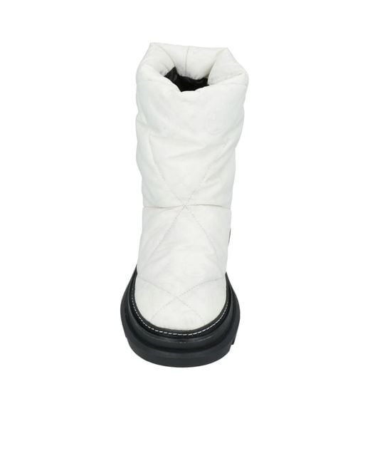 Tory Burch White Thick-Soled Warm Boots