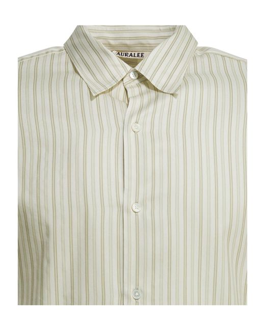 Auralee Multicolor Striped Shirt