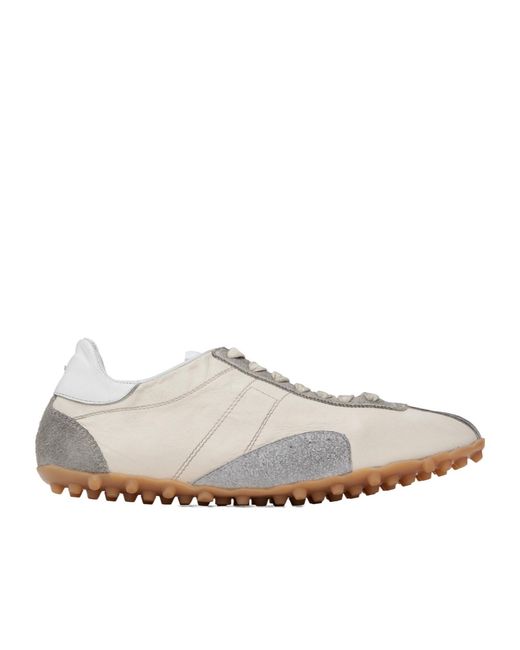 Maison Margiela White Sprinters Lace-Up Sneakers for men