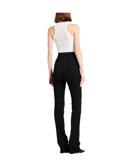 Max Mara Black Slim-Fit Flared Pants