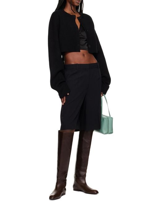 Totême  Black Totême Tailored Bermuda Shorts