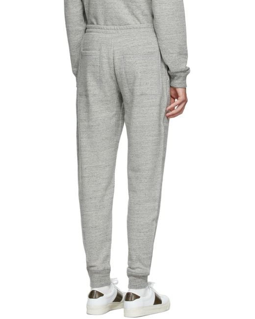 Tom Ford Gray Drawstring Slim Cut Track Pants for men