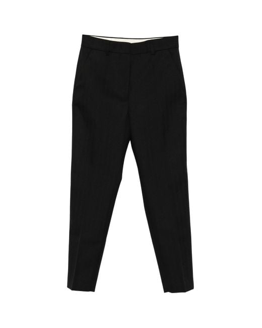 Barena Black Straight-Leg Trousers