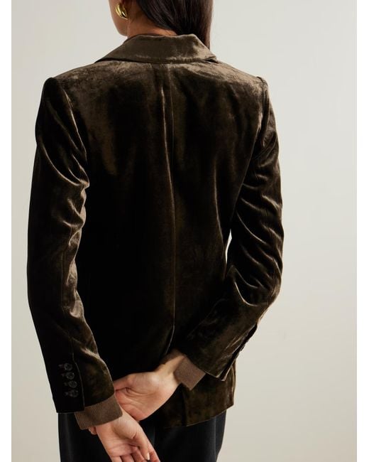 FRAME Black Single-Breasted Blazer