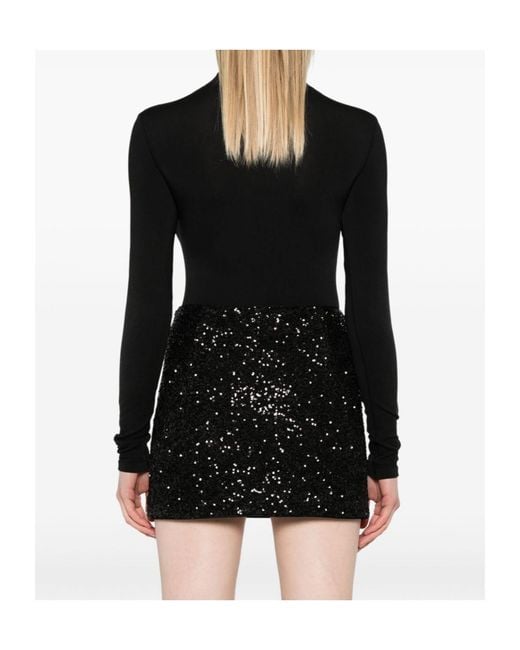 Wolford Black String Bodysuit