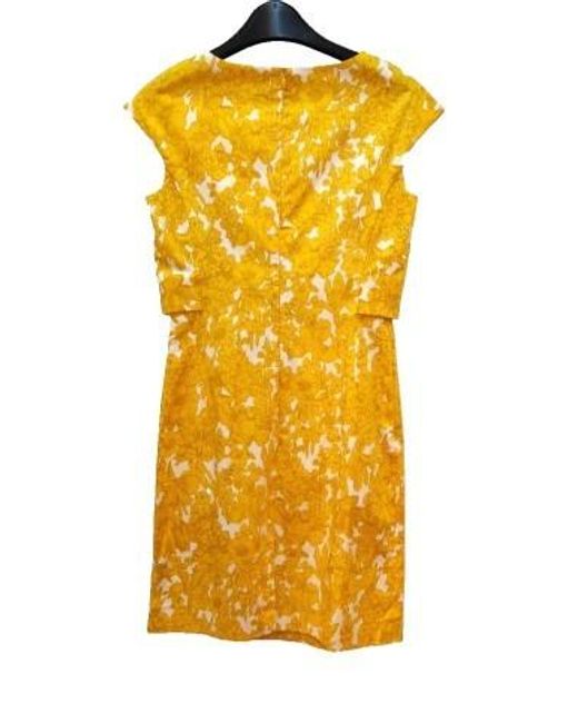 Weekend by Maxmara Yellow Short Sleeve Dress