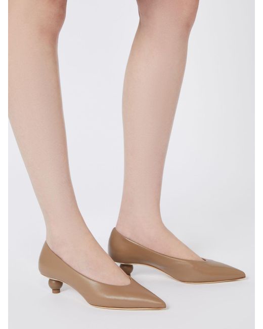 Weekend by Maxmara Brown Pointed-Toe High Heels