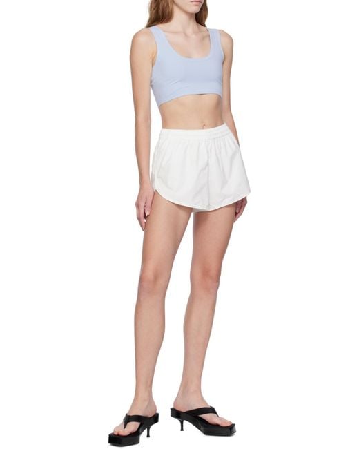 Alexander Wang White Marathon Shorts