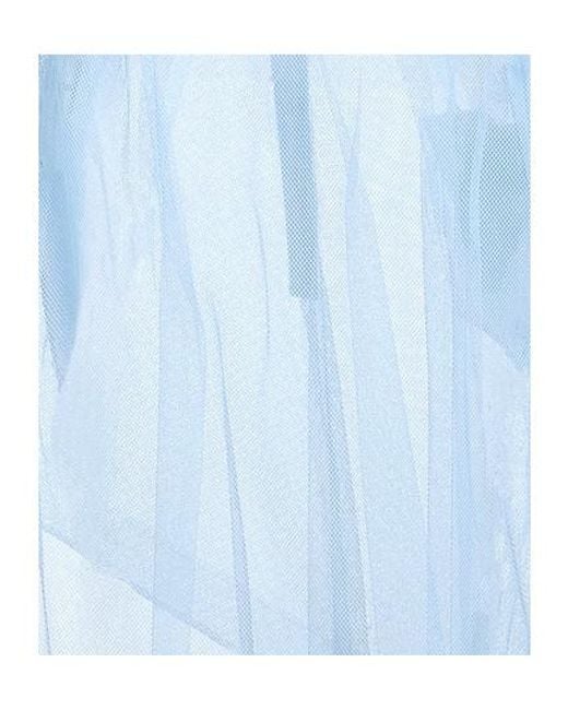 Maison Margiela Blue Sleeveless Flared Dress