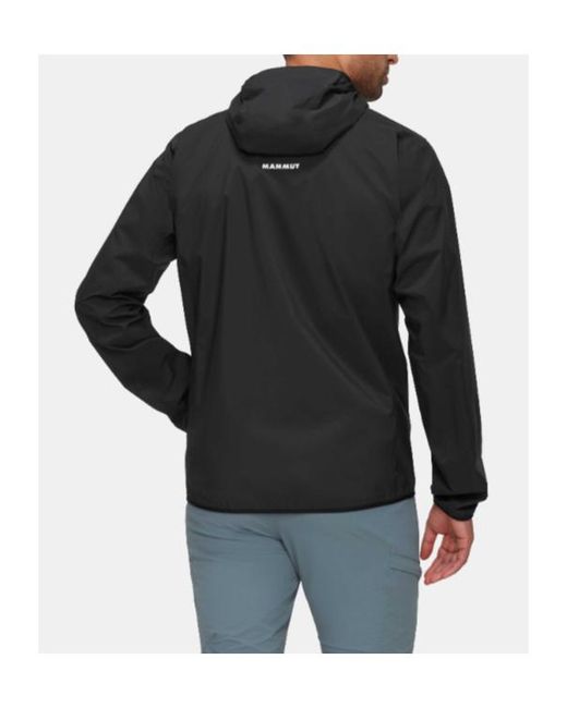 Mammut Black Ducan Light Hooded Jacket for men