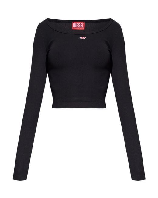 DIESEL Black T Ballet D Ribbed Top