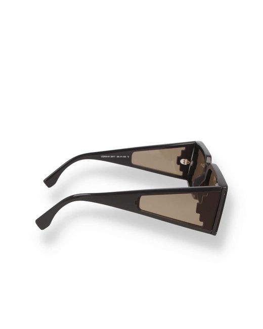 Marcelo Burlon Metallic Rectangular Sunglasses for men