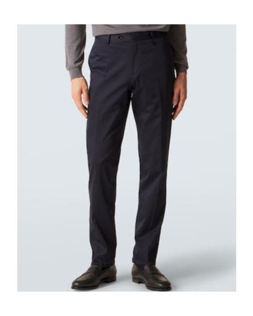 Lardini Blue Cotton-Blend Suit for men