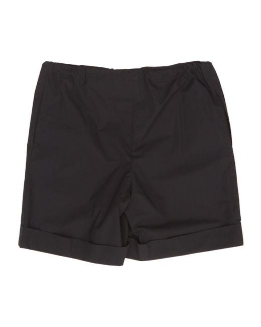 The Row Black Emiliano Shorts