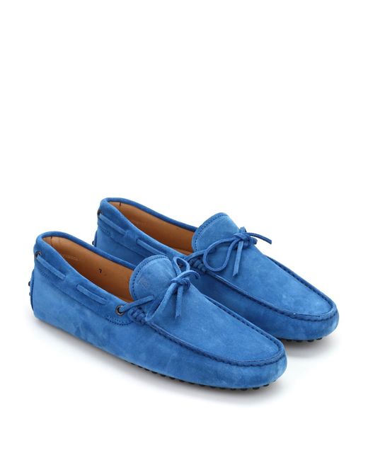 Tod's Blue Logo Details Business Casual Shoes for men