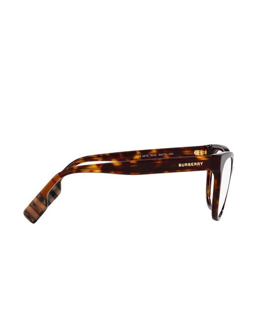 Burberry Brown Eyewear Cat-Eye Frame Glasses