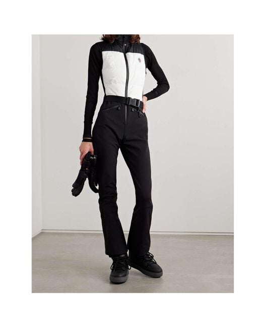 Moncler White Sleeveless Ski Suit