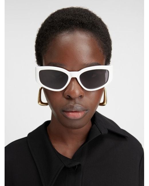 Jacquemus White Gala Sunglasses for men