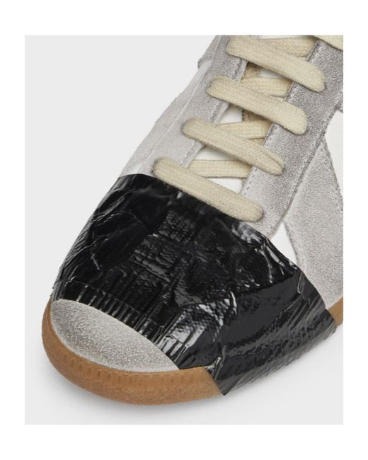 Maison Margiela Multicolor Vintage Effect Sports Shoes for men