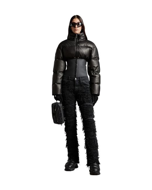 Moncler Black Yongal Short Down Jacket