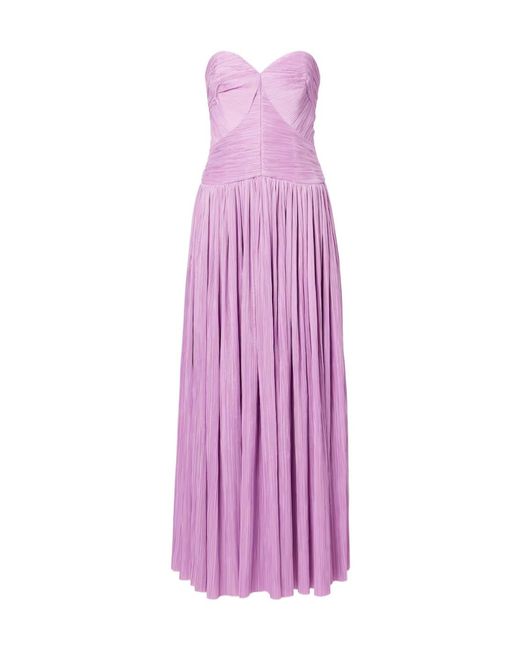 Jonathan Simkhai Purple Off Shoulder Dress
