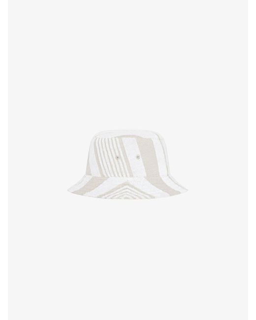 Givenchy White Bucket Hat for men