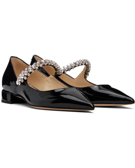 Jimmy Choo Black Bing Ballerina Flats