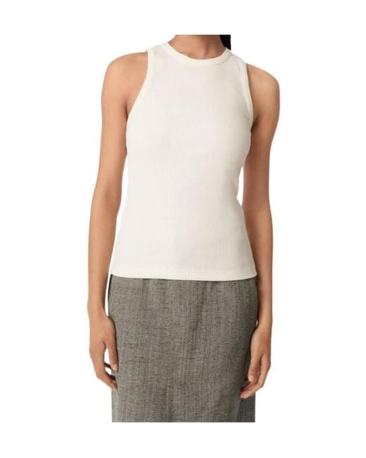 Bottega Veneta Multicolor Cotton Rib Jersey Tank Top