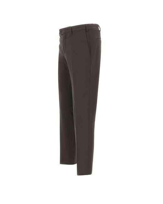 Pt Pantaloni Gray Pt Torino Dieci Slim Fit Pants for men