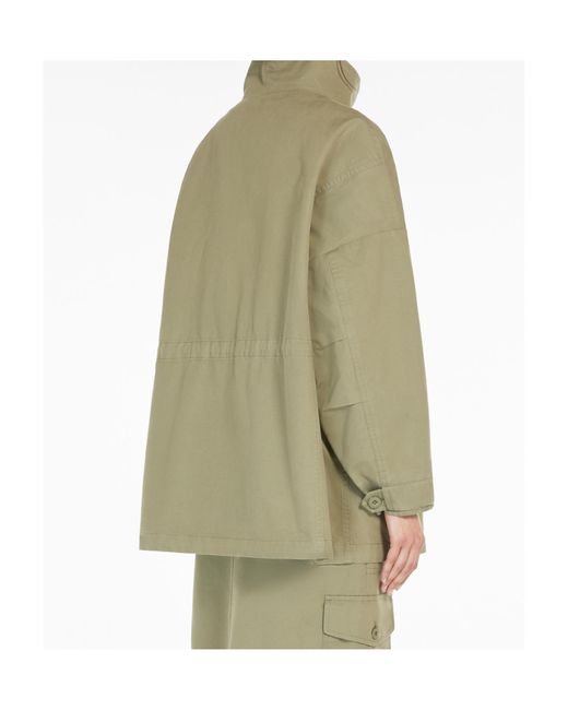 Weekend by Maxmara Green Bastia High Neck Jacket