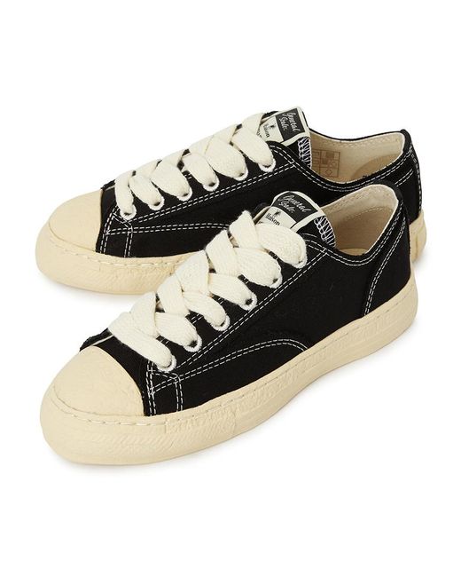 Maison Mihara Yasuhiro Black Roy Canvas Sneakers for men