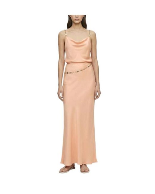 Rabanne Pink Double Satin Tank Top
