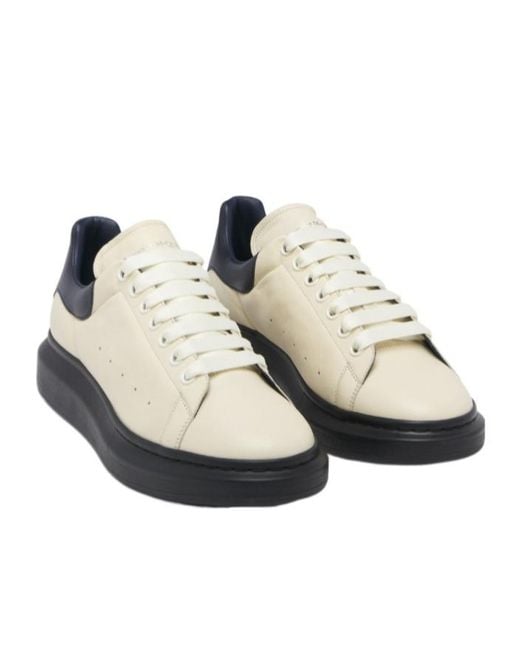 McQueen White Oversized Low-Top Sneakers for men