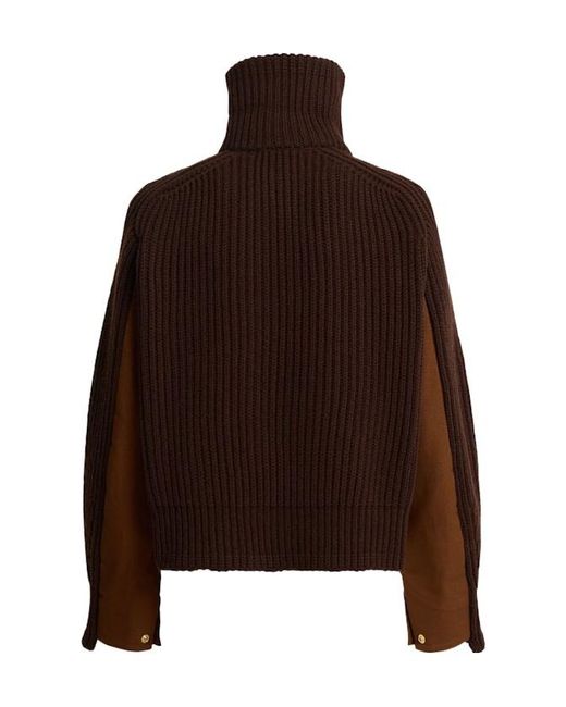 Sacai Brown X Carhartt Duck Knit Jacket