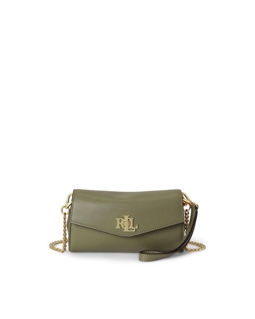 Ralph Lauren White Solid Wallet On Chain