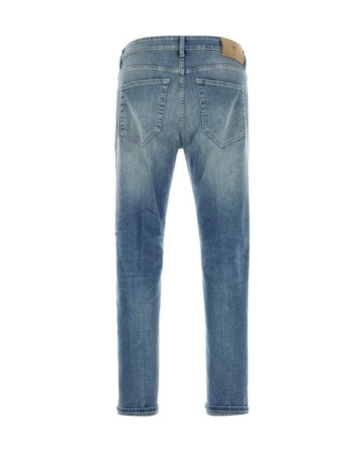 Pt Pantaloni Blue Pt Torino Cinque Tasche Slim Jeans for men